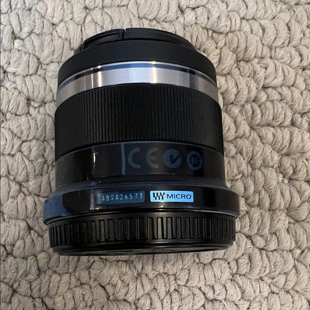Olympus Digital 45mm Lens in Black and Silver